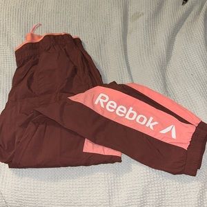 NWOT Reebok track pants. M